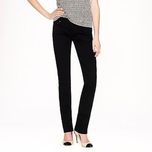 JCREW NWT Tall matchstick jean in pitch black 29T